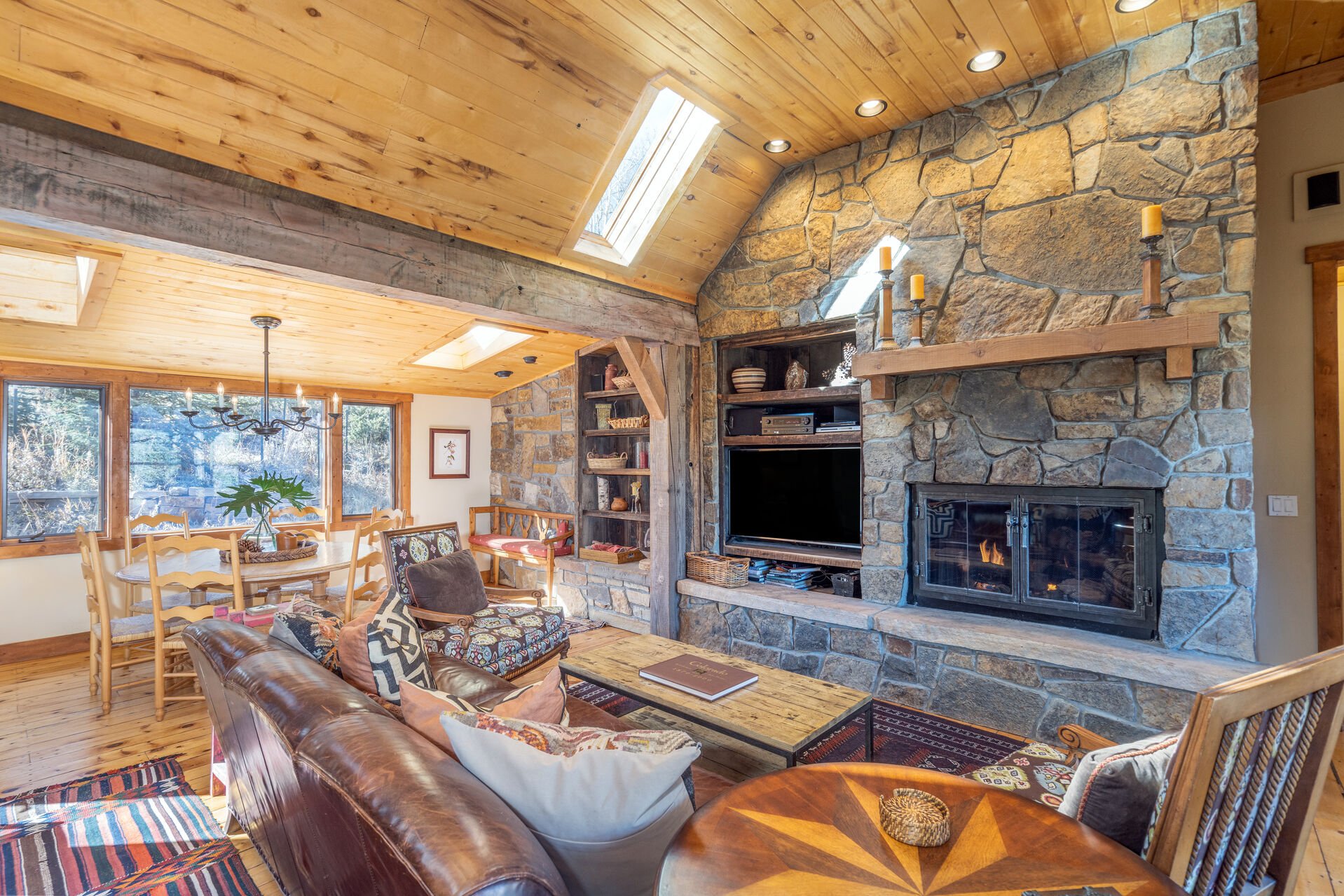 View inside one of our 3-bedroom Mountain Village homes in Telluride