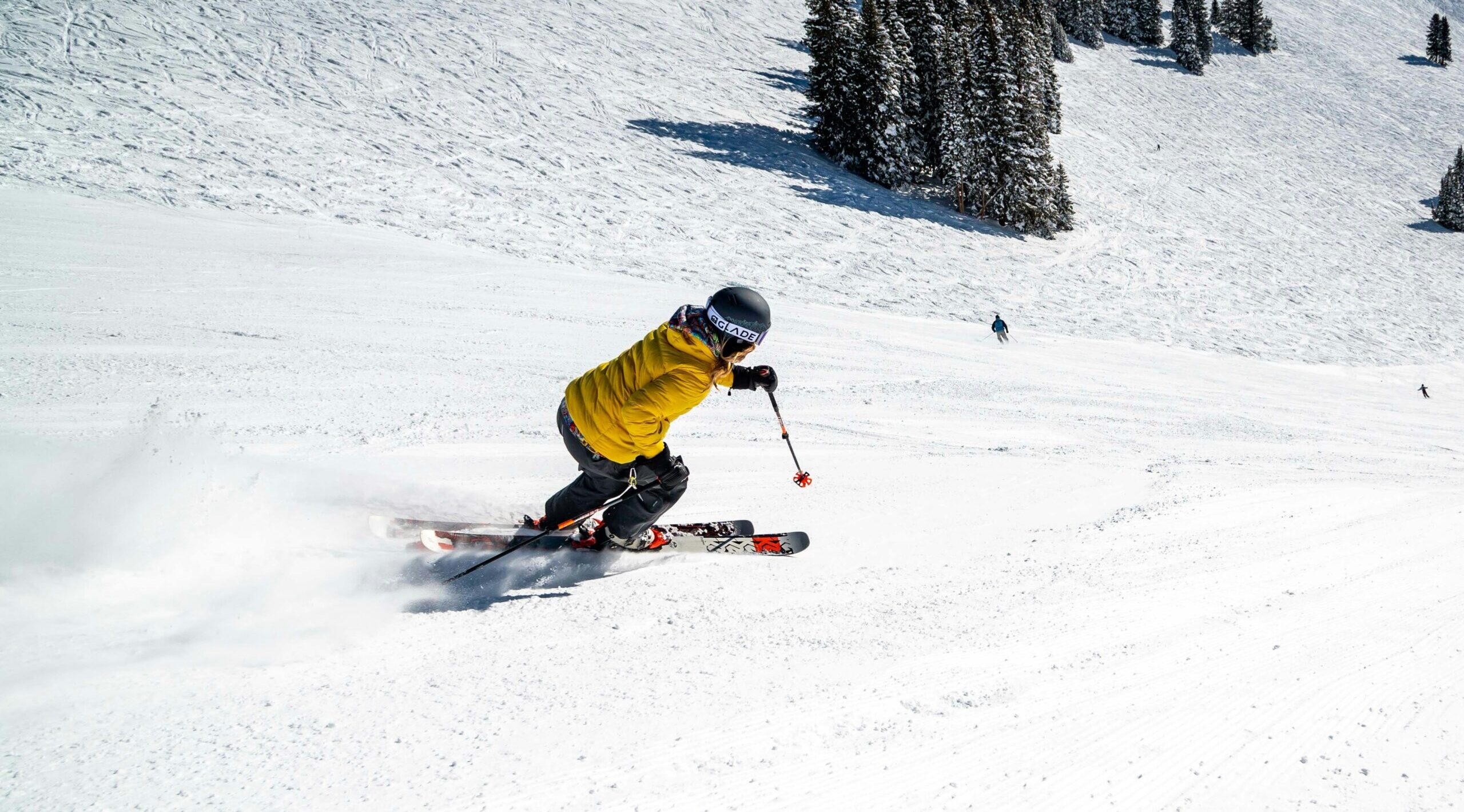 snow skiing